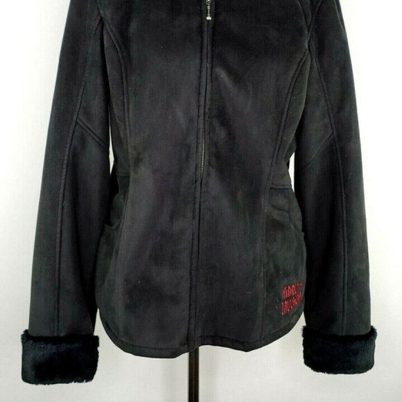 M Faux Sherling sensation Jacket with tribal graphics 97475-VW - Picture 3 of 11